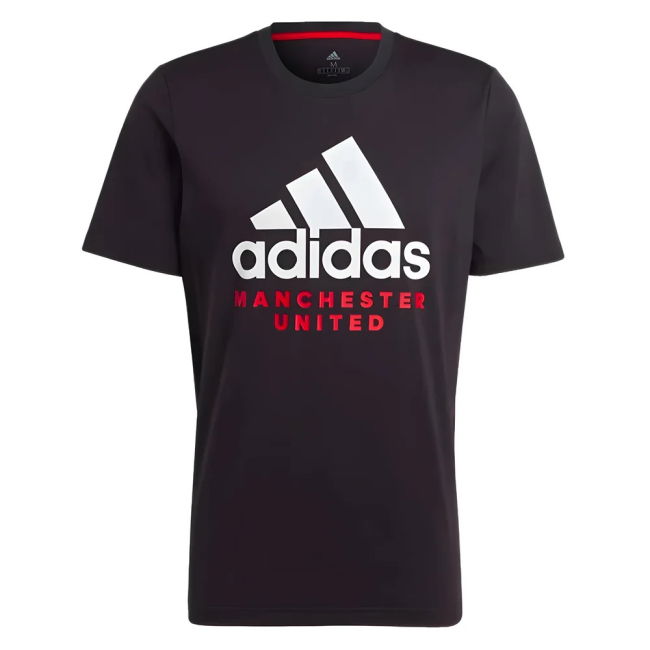 Adult 2023-2024 Man Utd DNA Graphic Tee (Black)