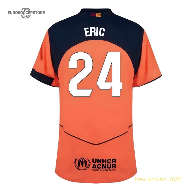 2025-2026 Barcelona Third Shirt (Eric 24) For Men And Women