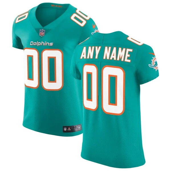 None Miami Dolphins Elite Jersey - Aqua | NFL Player Jersey | NFL Foot