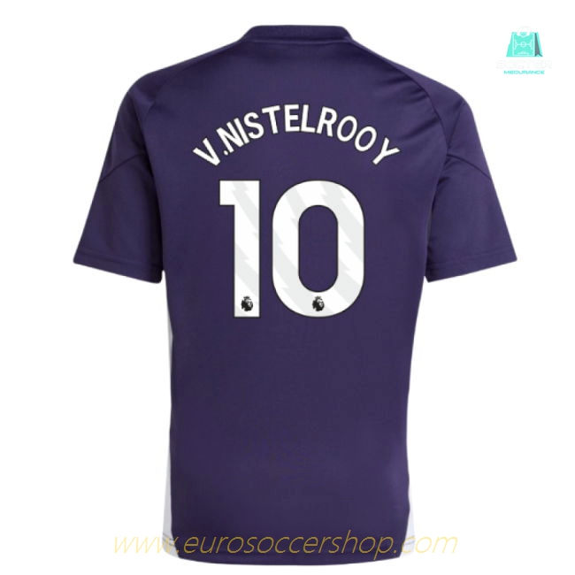 2025-2026 Man Utd Training Jersey (Aurora Plum) - Kids (V.Nistelrooy 10)
