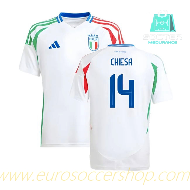 2024/25 Campaign Replica Italy Away Kit Kids Edition (CHIESA 14)