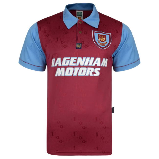 West Ham Retro official style Home Shirt 1995-1996