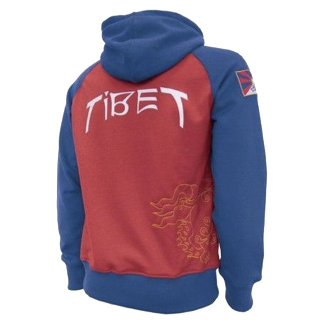 Euro Championship Offer Tibet Zip Hooded Sweater (Red) High-Quality Jersey