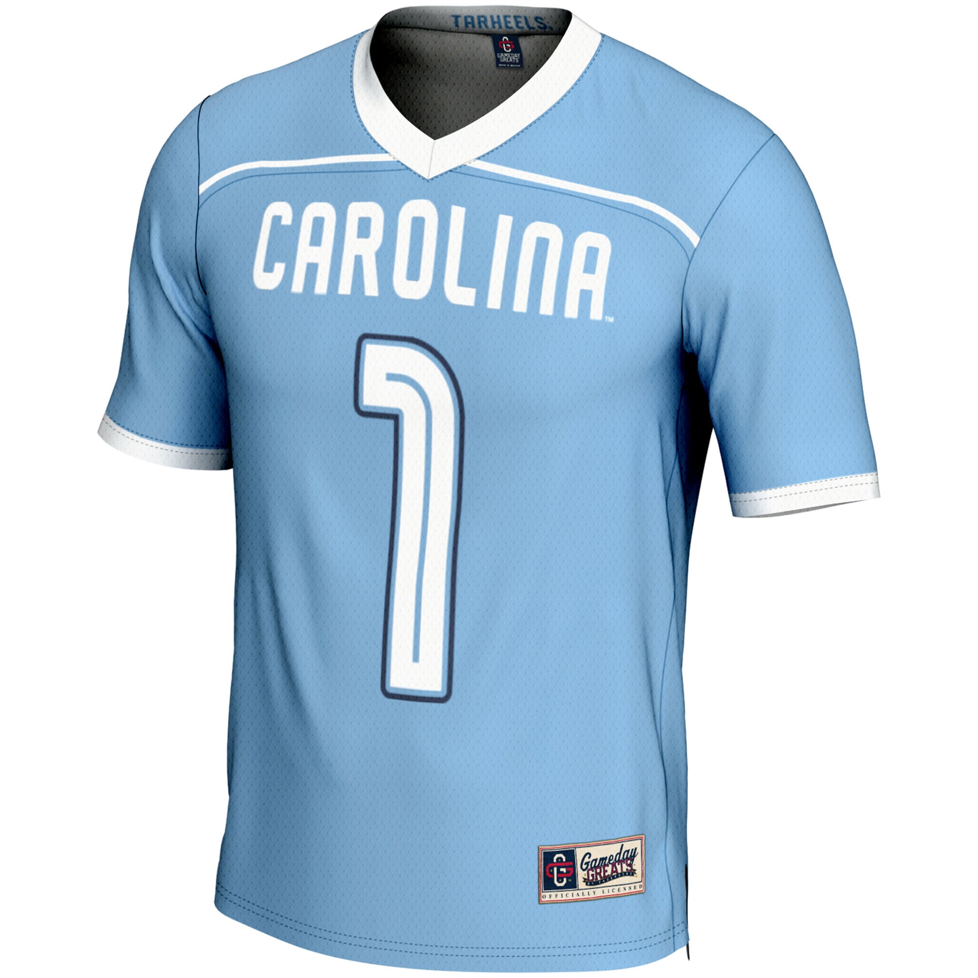 [DDG] North Carolina Tar Heels GameDay Greats Youth Lightweight Men's Lacrosse Jersey - Carolina Blue