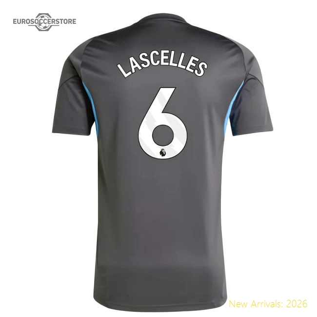 Premium-grade 2025-2026 Newcastle Training Shirt (grey) (lascelles 6)