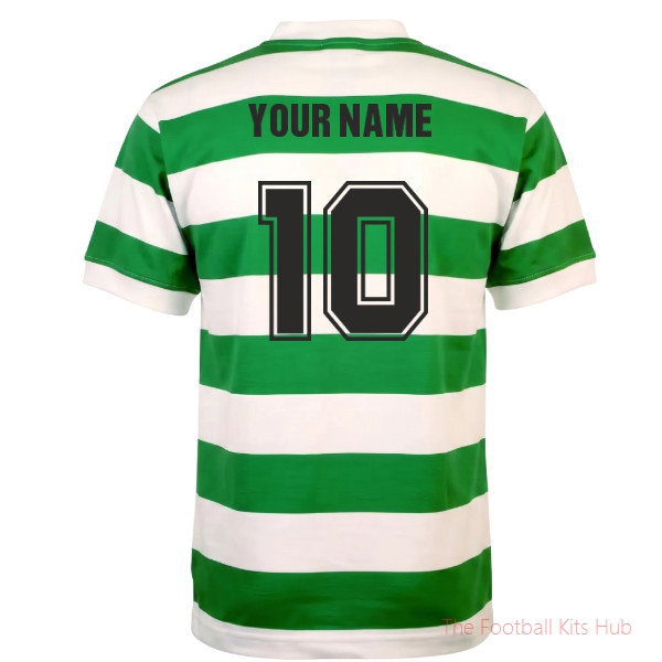 Celtic European Cup Lisbon Short Sleeved Kids 1967 Shirt (Kids) (Your Name)