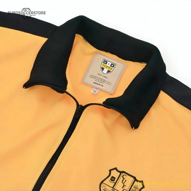 Top-grade Cambridge United Retro Track Top - Match Day Jersey