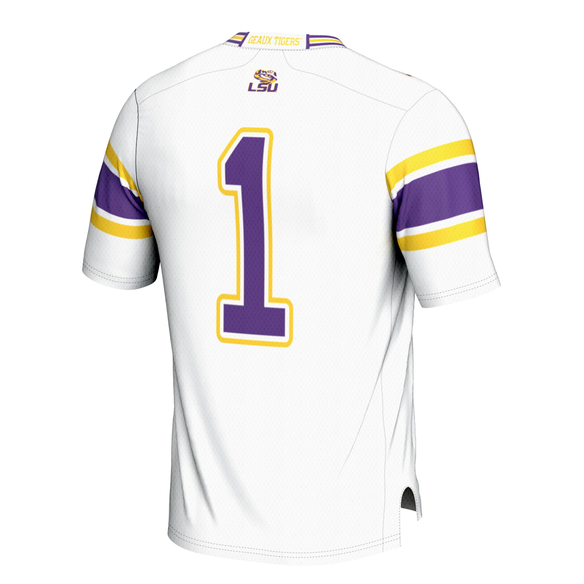 #1 LSU Tigers GameDay Greats Youth Football Jersey?�C White