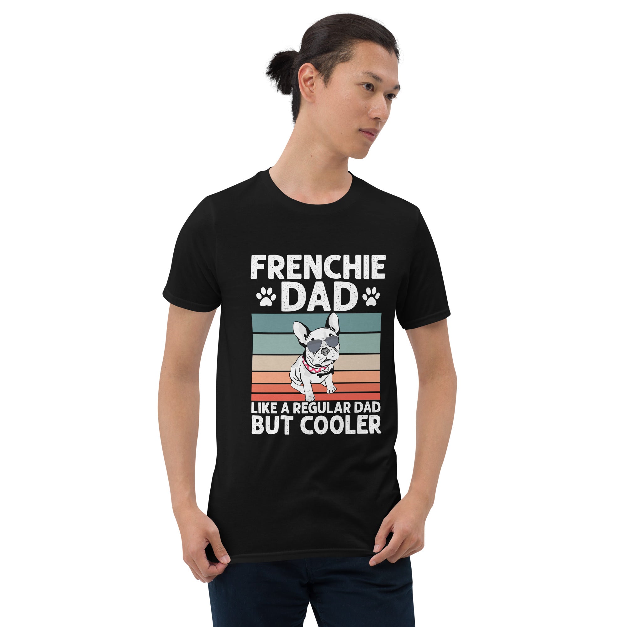 Premium Frenchie Dad - Unisex T-shirt for French Bulldog Lovers