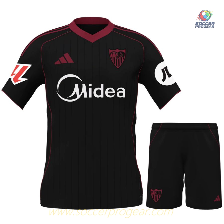 FC Seville Third Kids Editionren's Jersey Set Soccer Football Shirt 2025-26 Edition