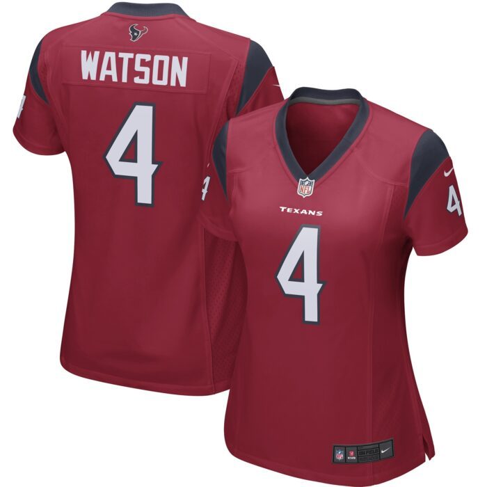 None Deshaun Watson HOU Texans Bold Professional Jersey Game Day Wear