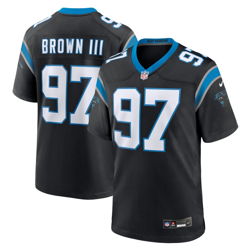 None Bobby Brown III CAR Panthers Iconic Officially Licensed Jersey