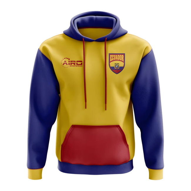 Jersey Ecuador Concept Country Football Hoody (Red) Match