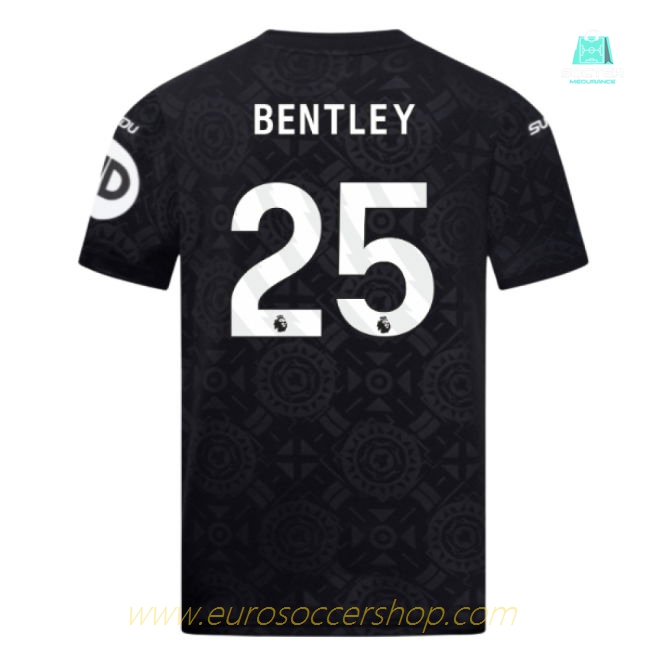 2025-2026 Wolves Goalkeeper Home Shirt (Black) - Kids (Bentley 25)