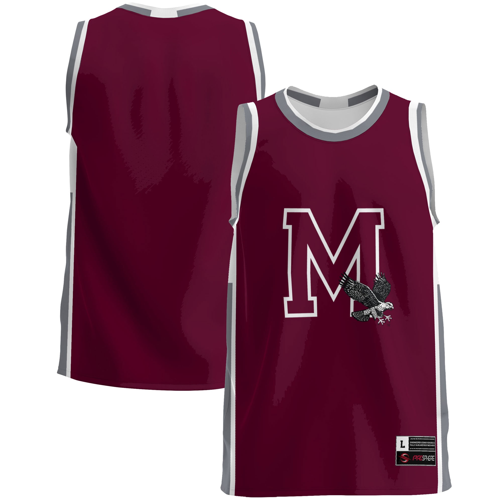 [NJP] Maryland Eastern Shore Hawks GameDay Greats Lightweight Basketball Jersey - Maroon