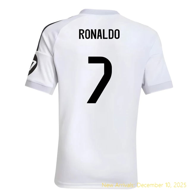2025-2026 Real Madrid RM Durable Home Shirt (Kids) (Ronaldo 7)