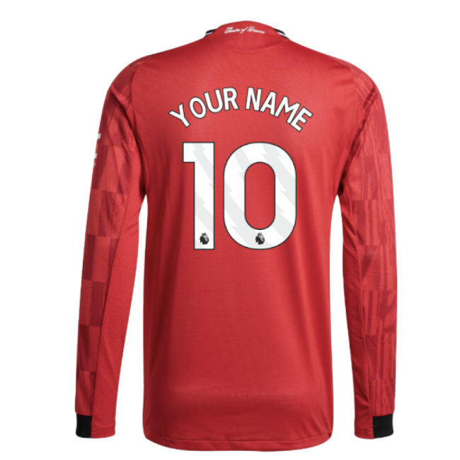 Professional Man Utd 2025 2025-2026 Man Utd Authentic Long Sleeve H...