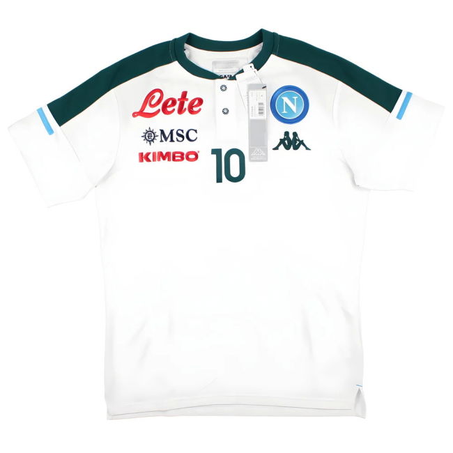 Napoli 2020-21 Kappa Training Shirt #10 (M) (Excellent)