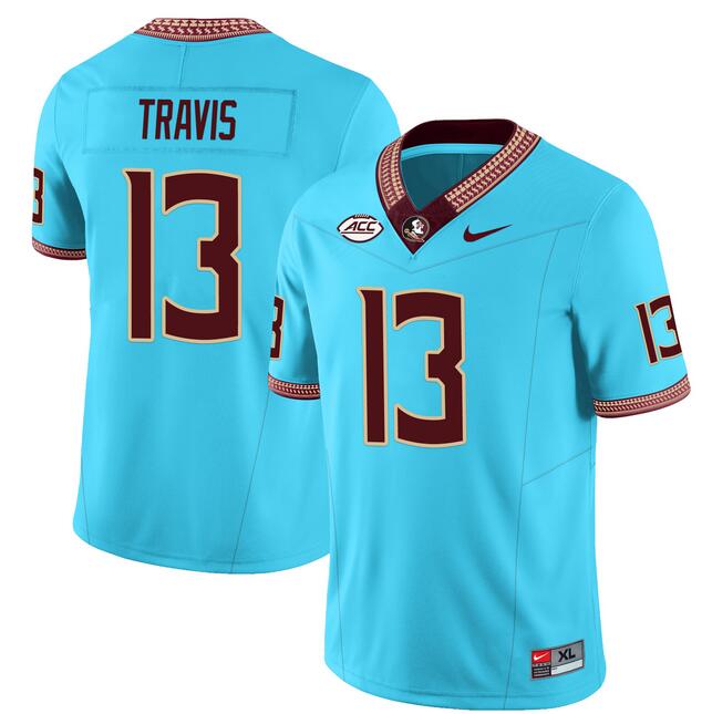 Men's None Game 2024 durabl Jordan Travis #13 away jersey Jersey