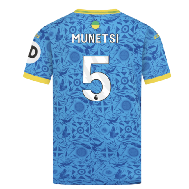 2025-2026 Wolves Third Jersey (Kids) (Munetsi 5)