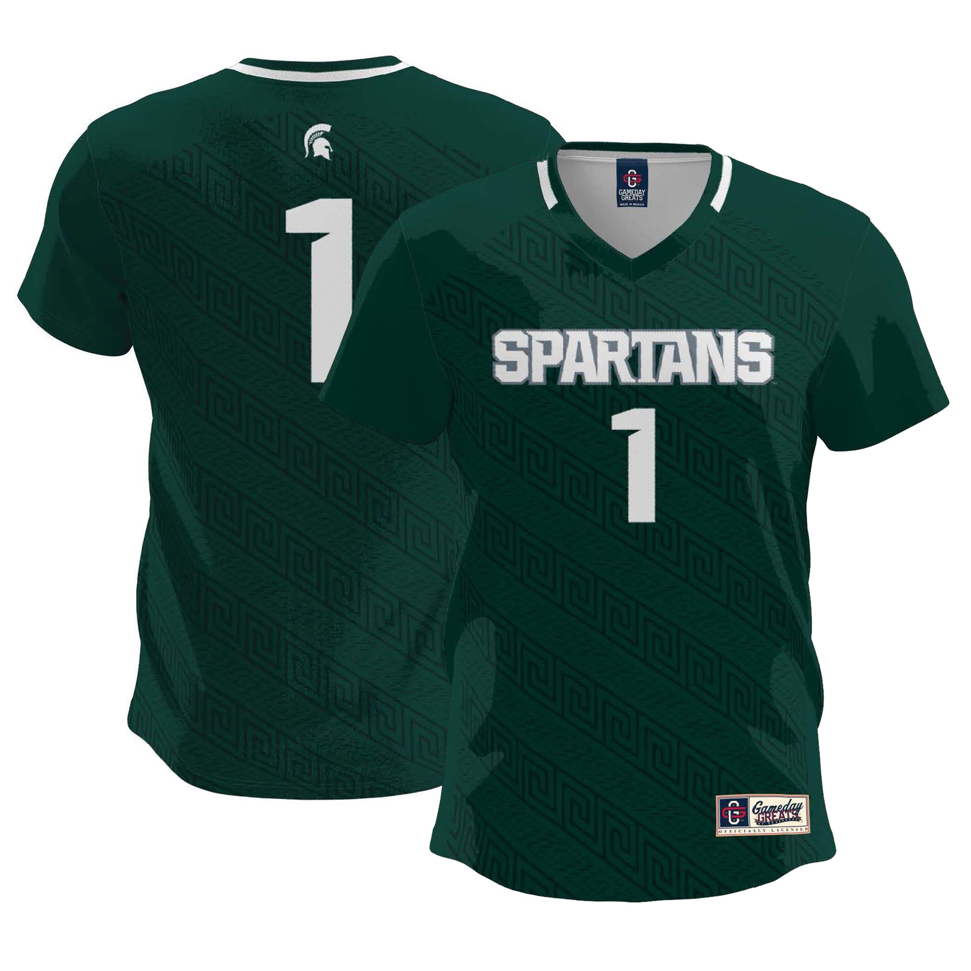 [SJH] Michigan State Spartans GameDay Greats Lightweight Soccer Team Jersey - Green