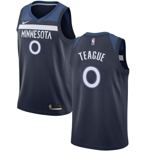 Top-Grade T-Wolves #0 Jeff T. 2024 Icon NBA Swingman Jersey Blue -