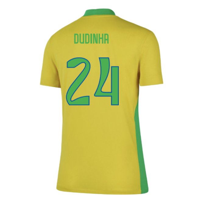 Womens Match Worn Style Brazil Home Player Jersey 2025-2026 (1)