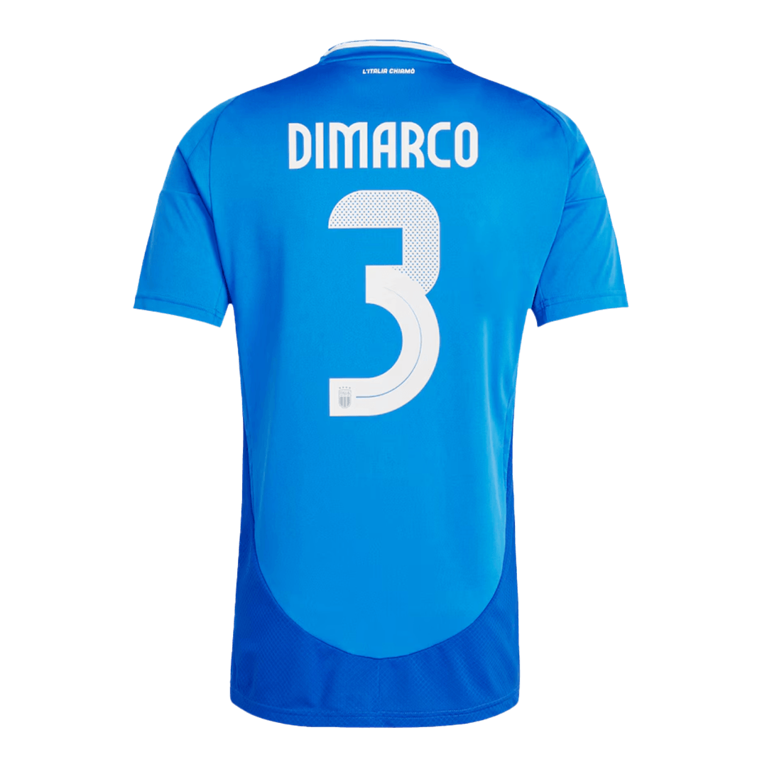 Licensed Comfort Fit UEFA Euro 2024 Italy Home Shirt DIMARCO 3