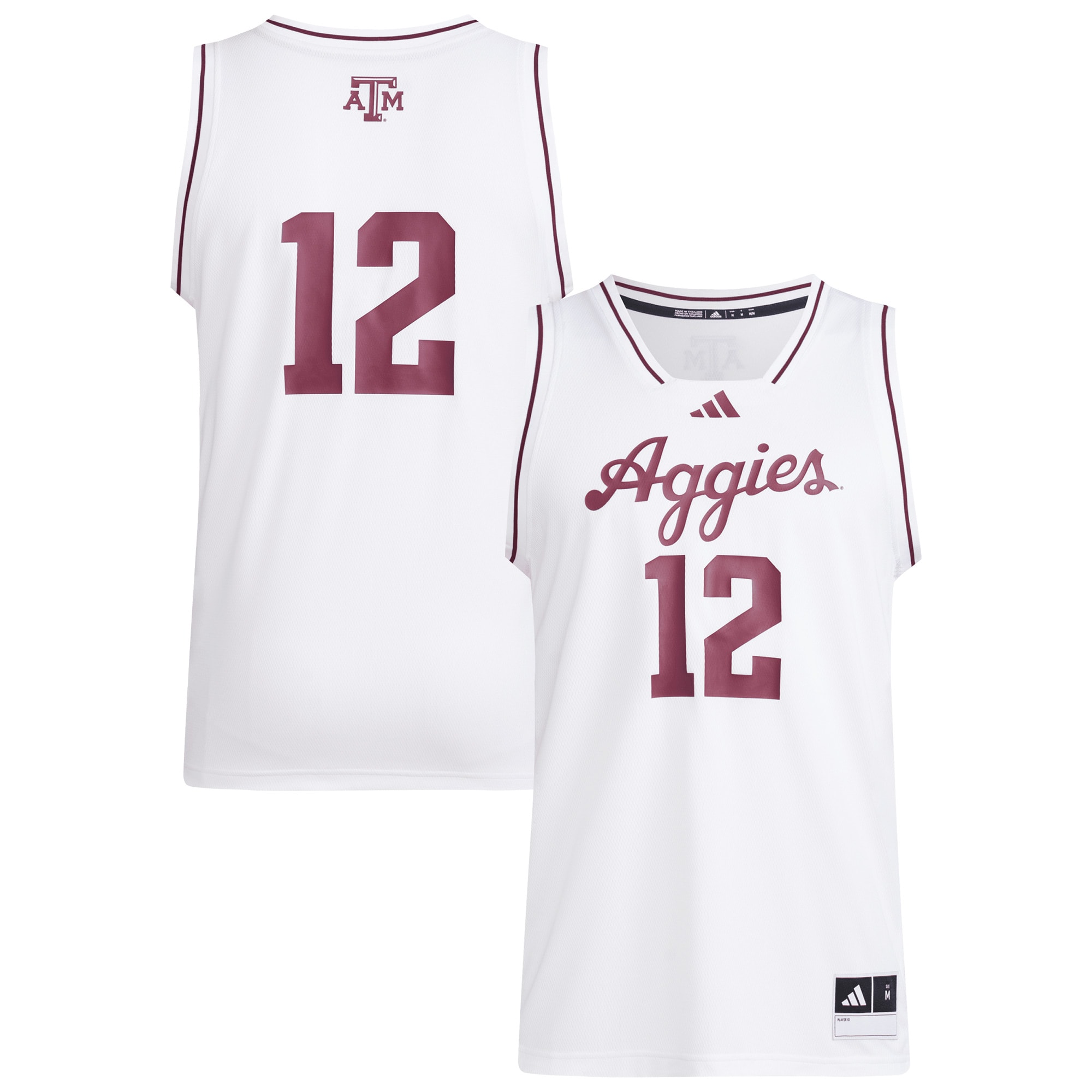 [NJP] Texas A&M Aggies Replica Swingman Jersey - White