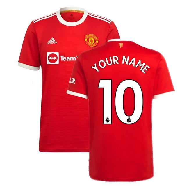 Man Utd 2021-2022 Home Top (Your Name)