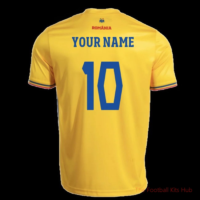 2025-2026 Romania Home Replica Shirt (Kids) (Your Name)