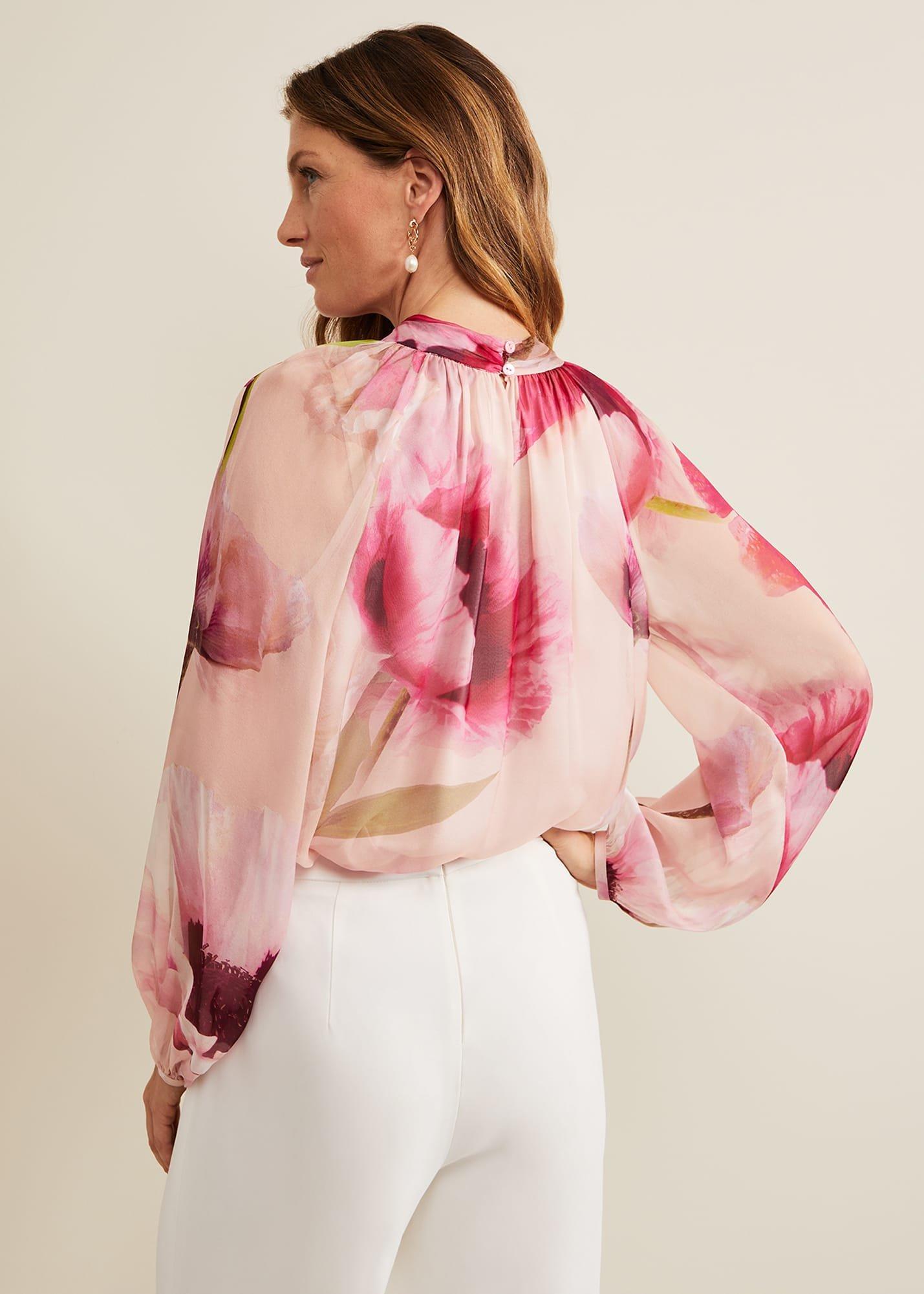 Poppy Silk Blouse