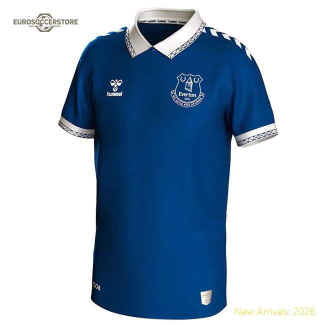 Comfortable Everton Kids Jersey 2025-2026 Stretchy Soft-touch