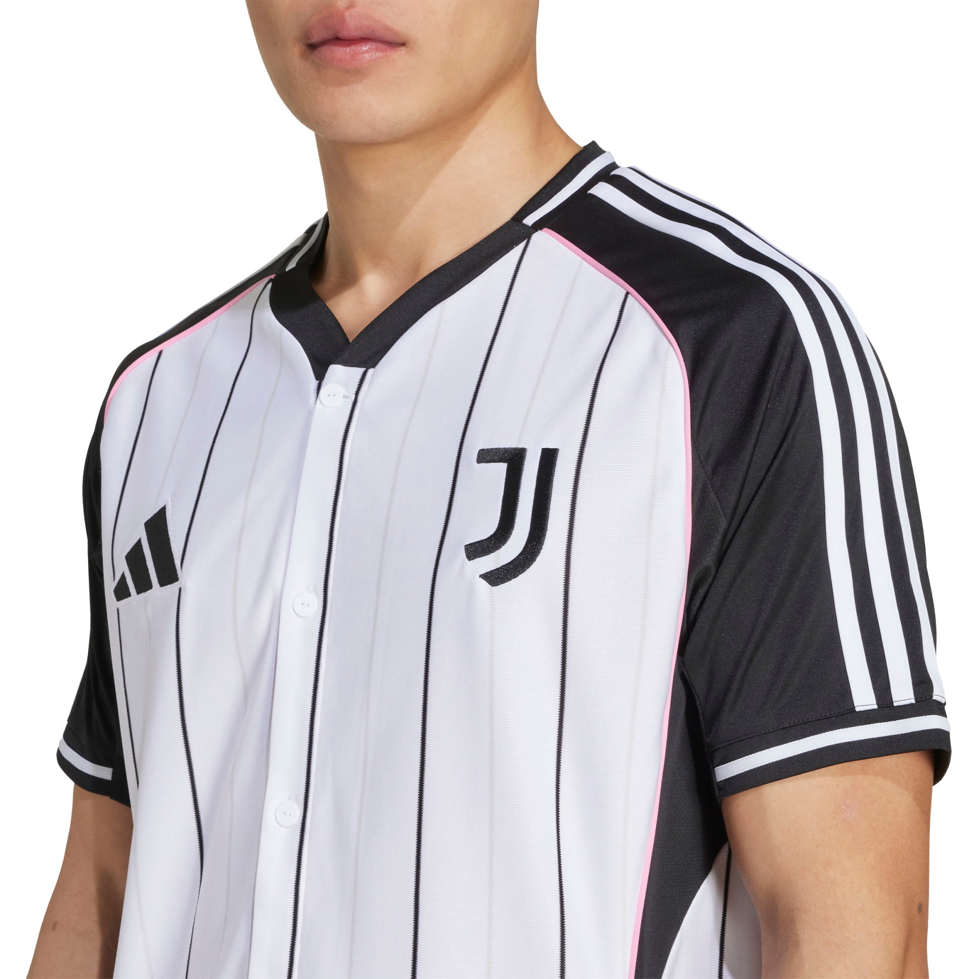 [SJH] Juventus US Pack Full-Button Baseball Jersey - White