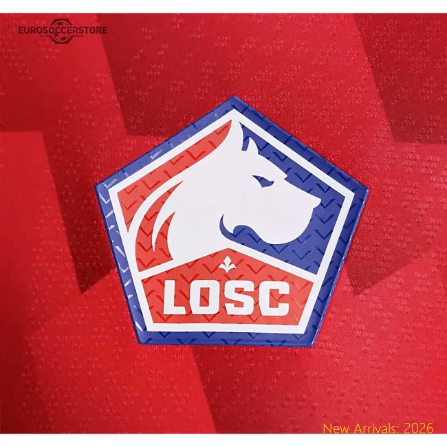 Professional-Grade Authentic 2025-2026 Lille Home Shirt