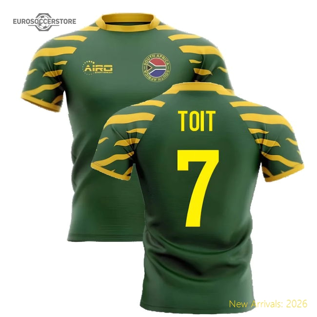 Official South Africa 20252026 Home Shirt Retro Moisturewicking