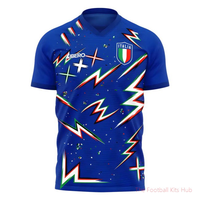 [JED] 2025/26 Italy Home Pre-Match Shirt Adult Short Sleeve