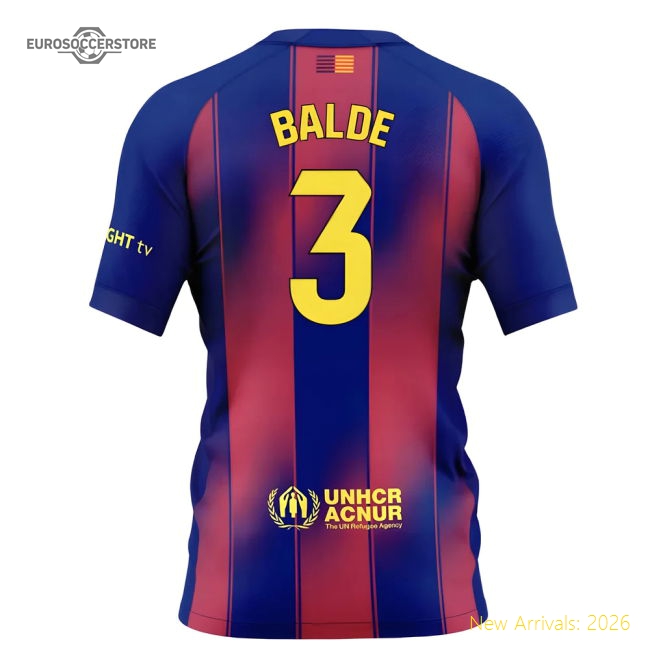 Barcelona Home Kit 2025-2026 Supporter Jersey