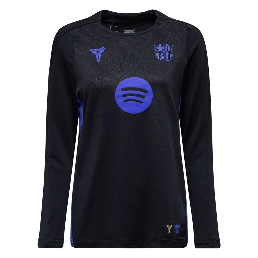 Barcelona Training Shirt Dri Fit Strike Crew Pre Match Away Jet Black/