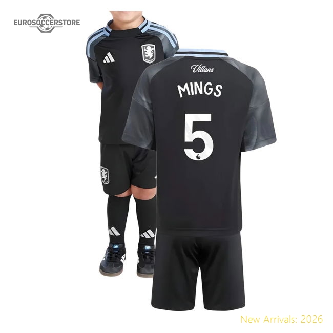 Premium 2025-2026 Aston Villa Away Mini Kit (mings 5) - Premium