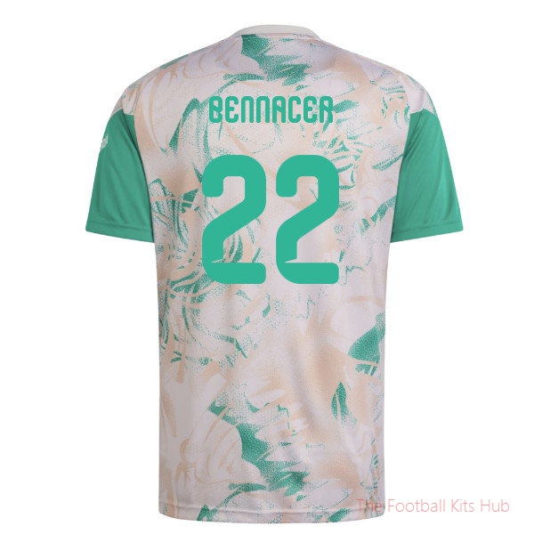 Algeria 2026-2027 Pre-Match Shirt Bennacer #22 National Team Jersey