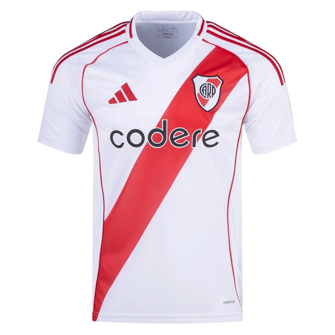 High Performance River Plate 2425 Home Soccer Jersey Footbal Shirt
