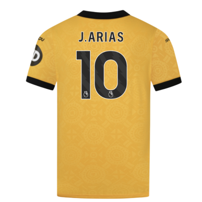 Durable Material Wolves Wolves Home Shirt J Arias #10 New Release ...