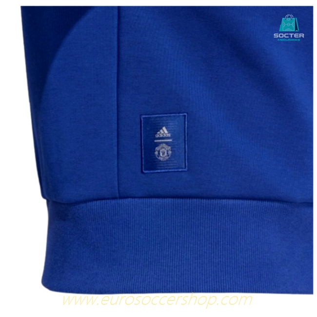 2024-2025 Man Utd Seasonal Doubleknit Crew (Blue)
