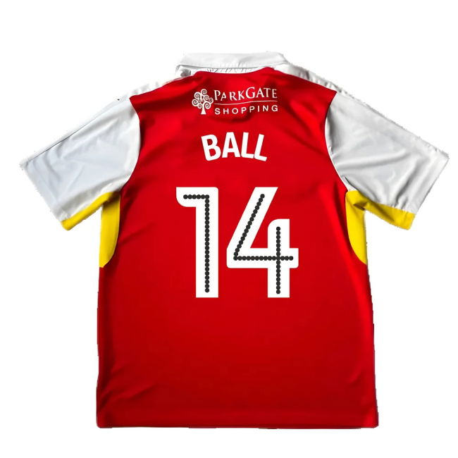 Rotherham 2016-17 Home Shirt ((Good) XL) (Ball 14)_910