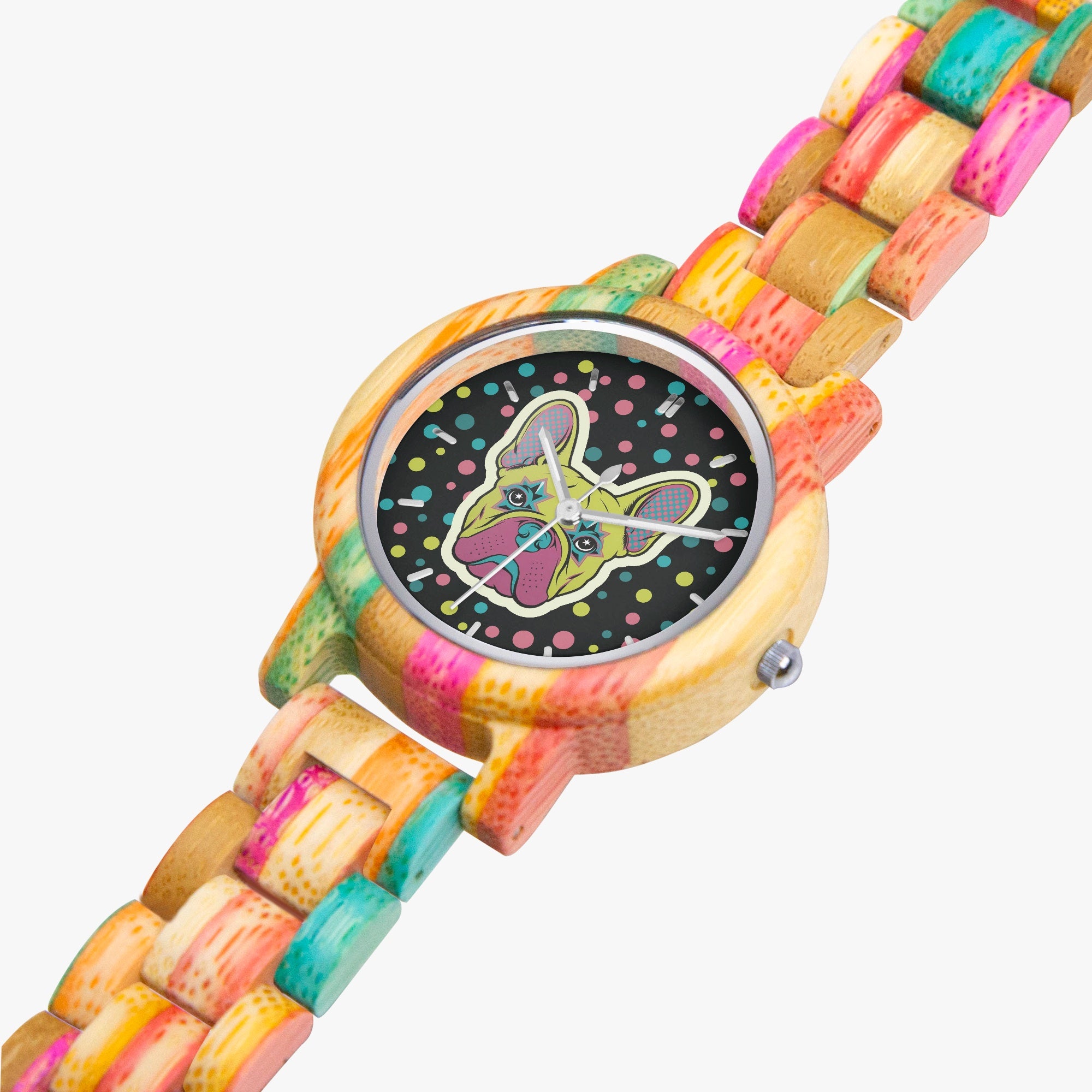 Bubba - Stylish Wooden Watch for Frenchie Lovers