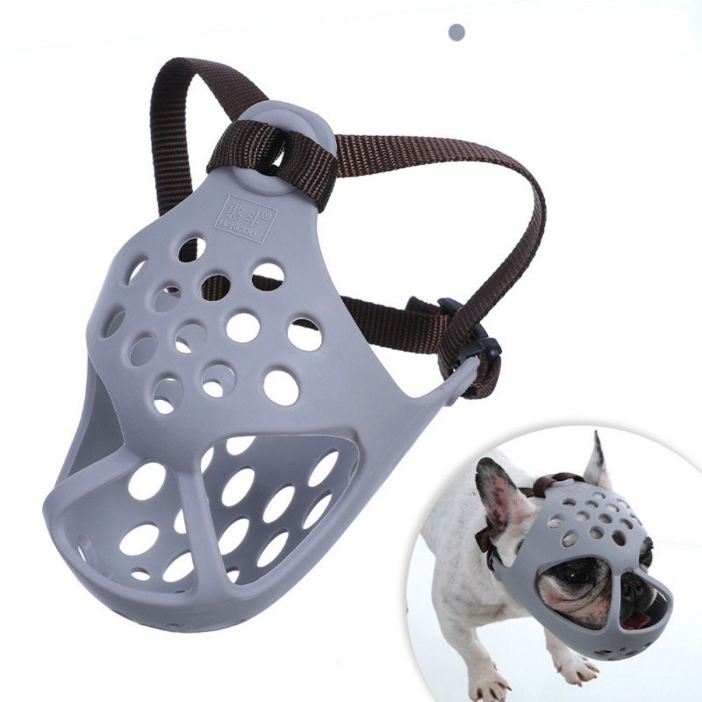 Frenchie Muzzle - Secure and Breathable Mesh for Aggressive Dogs