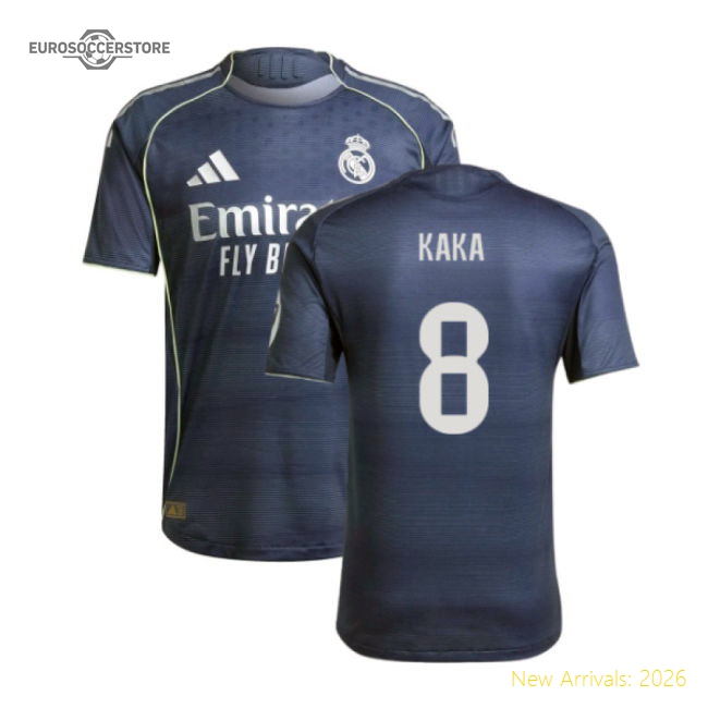 First-class 2025-2026 Real Madrid Authentic Road Jersey (kaka 8)