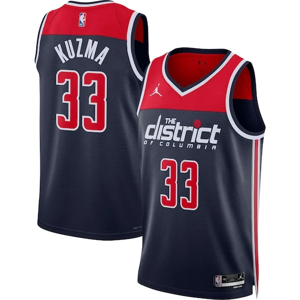 Kyle Kuzma WAS Swingman Jersey - exclusive fashionable - Navy