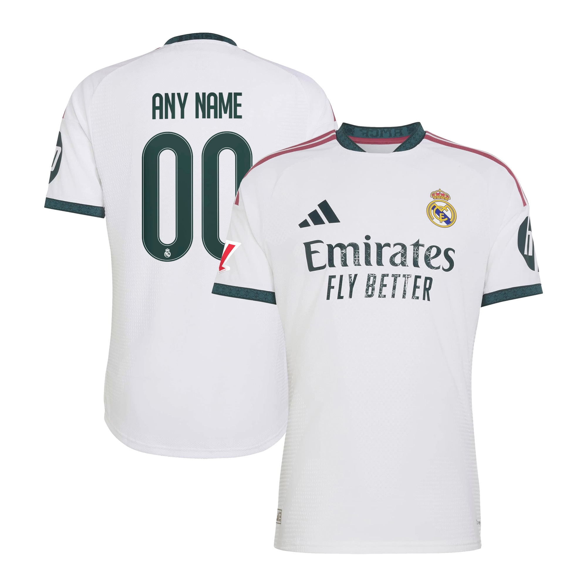 [SJH] Real Madrid 2026/27 Home On-Field Authentic Custom Jersey - White